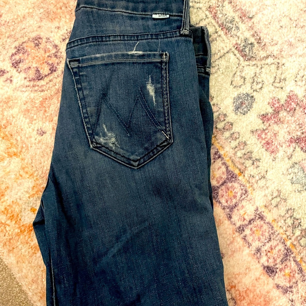 MOTHER Denim - Looker Ankle Chew in Breaking the Law - Midrise - Size 28